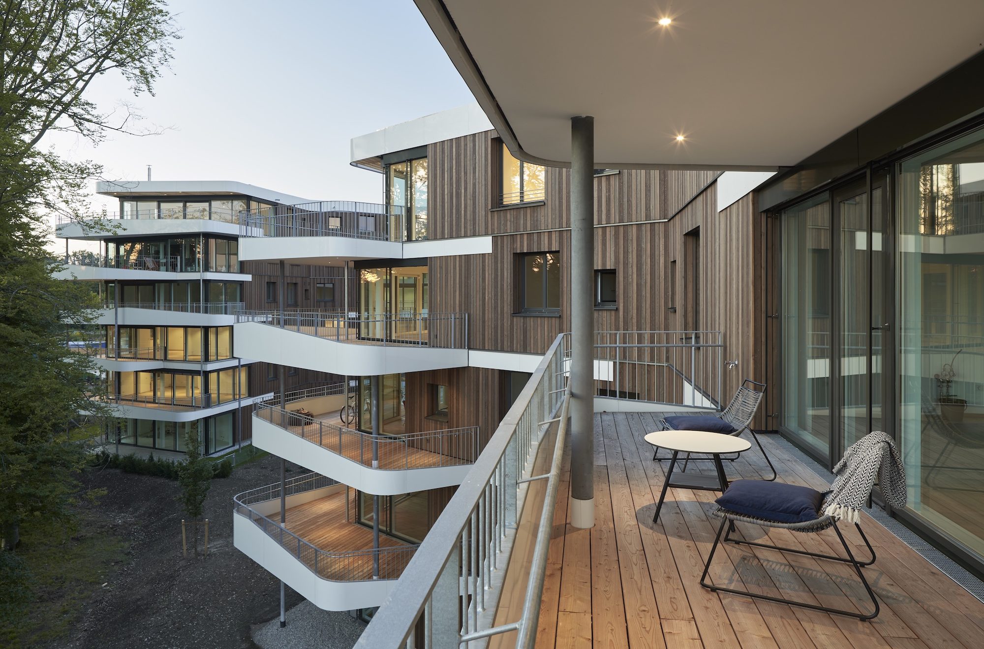 Y-Haeuser im Spinnereipark Kolbermoor