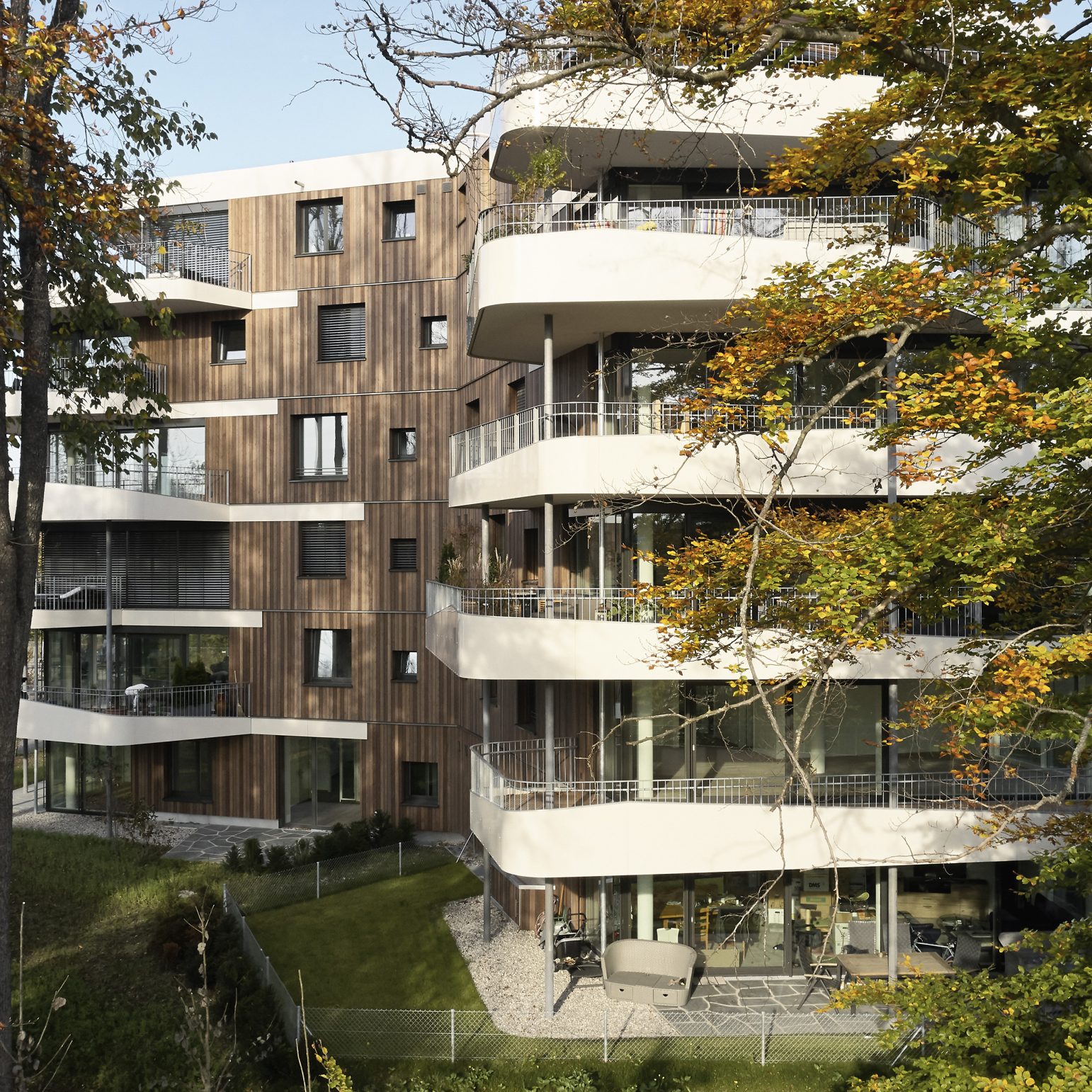 Y-Haeuser im Spinnereipark Kolbermoor