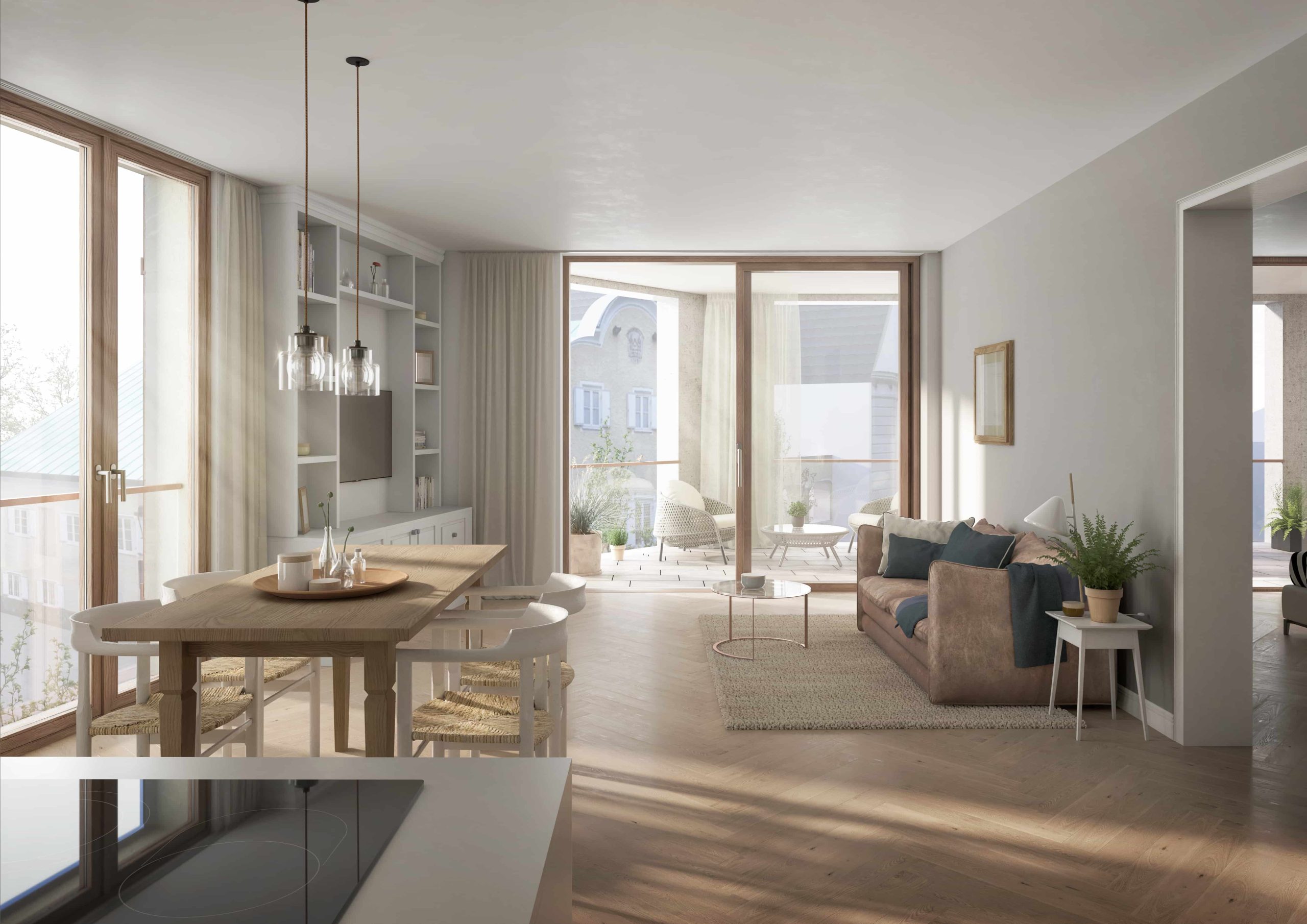 Innenarchitektur einer Eigentumswohnung im Landkreis Rosenheim